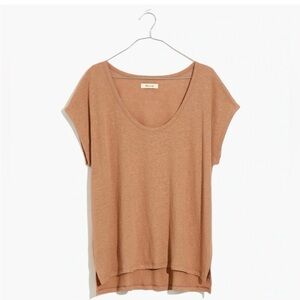 Madewell Light Brown Short Sleeve Tee